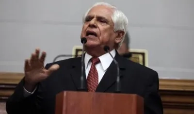 El presidente del Parlamento venezolano, el opositor Omar Barboza.