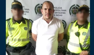 Alias 'Gordo Pote', capturado en Cartagena.