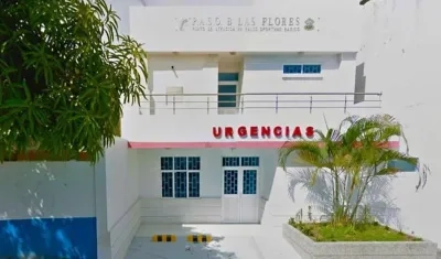 La víctima llegó sin vida al Paso Las Flores.