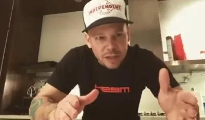 El cantante y compositor René Pérez.