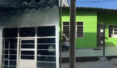 Estado que registraba la fachada y el que presenta ahora.