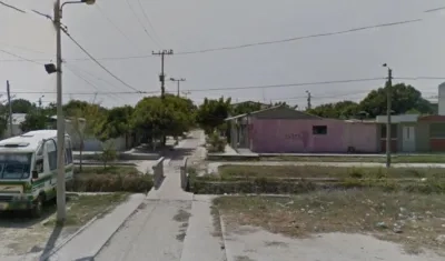 El hecho ocurrió en este sector del barrio Normandía de Soledad.