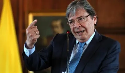 Carlos Holmes Trujillo, canciller colombiano.