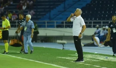 Octavio Zambrano, técnico del Deportivo Independiente Medellín. 