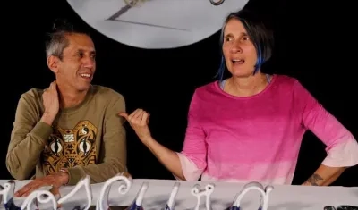 Héctor Buitrago y Andrea Echeverry de Aterciopelados.