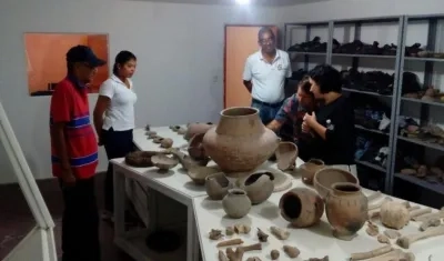 Piezas de la colección del Museo MUMA de Malambo.