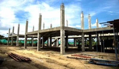 Obras en la IE San José de Aguada de Pablo.