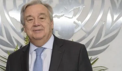El secretario general de la ONU, António Guterres.