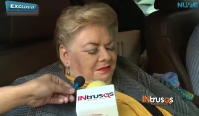 La cantante mexicana Paquita la del Barrio.