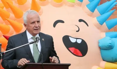 El presidente del Comité Olímpico Colombiano (COC), Baltazar Medina.