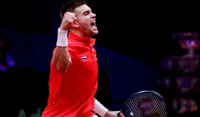 Borna Coric, tenista croata. 