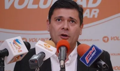 Freddy Superlano, presidente de la Comisión de Contraloría del Parlamento venezolano.
