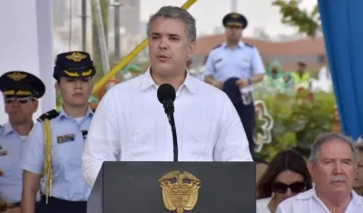 El presidente de Colombia, Iván Duque