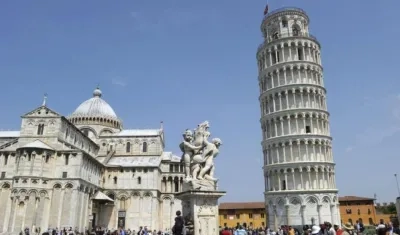 La Torre inclinada de Pisa.