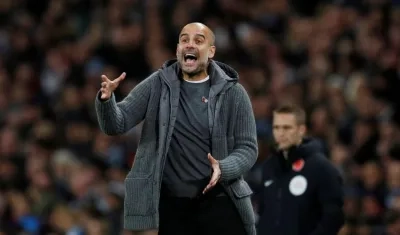 Pep Guardiola, técnico del Manchester City. 