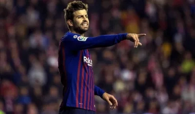 El central del Barcelona, Gerard Piqué.