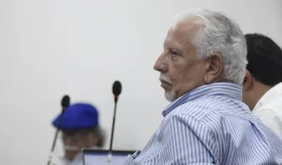 Ramón Navarro, durante la audiencia de este viernes en Barranquilla, por el caso Inasa.