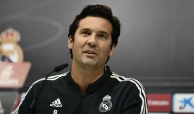 Santiago Solari, técnico del Real Madrid. 