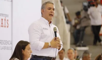 El Presidente de la República, Iván Duque. 