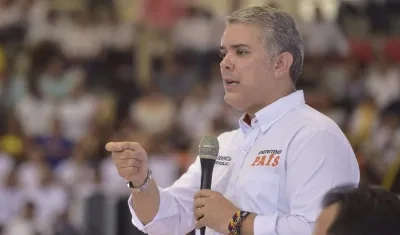 Iván Duque, presidente de Colombia.