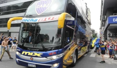 Bus de Boca Juniors. 