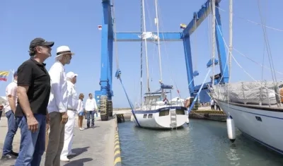 El Gobernador Eduardo Verano De la rosa presidiendo la ceremonia.
