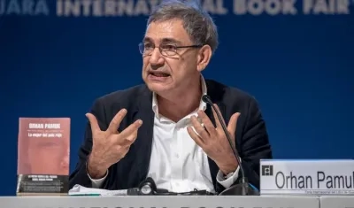 El nobel de Literatura turco Orhan Pamuk.
