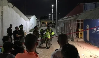 En este sector fue asesinado Luis Felipe Vásquez Castro.