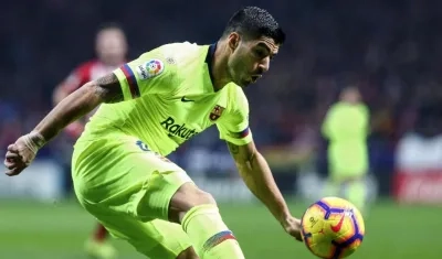 Luis Suárez, delantero del Barcelona. 