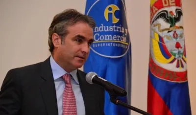 El exsuperintendente de Industria y Comercio, Pablo Felipe Robledo.