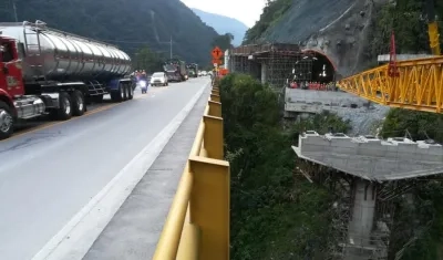Puente La Pala en la doble calzada Chirajara-Fundadores 