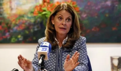 Marta Lucía Ramírez, vicepresidenta de Colombia.