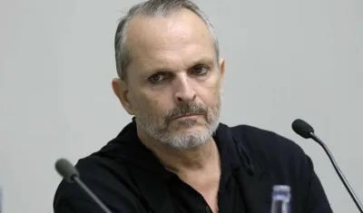 El cantante Miguel Bosé.