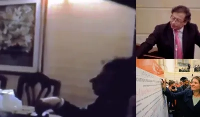 Paloma Valencia presentó un video en el que se observa a Gustavo Petro recibiendo dineros y pide su investigación.
