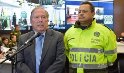 El ministro de Defensa, Guillermo Botero