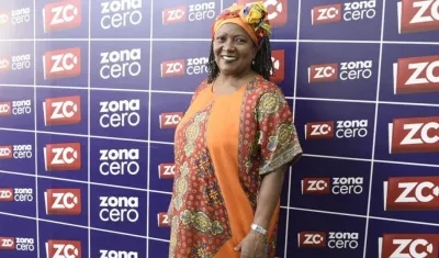 La cantadora Lourdes Acosta.