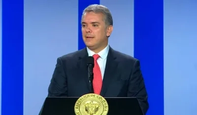 Iván Duque, presidente de Colombia.