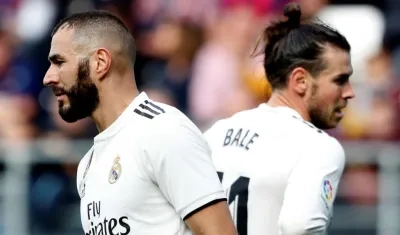 Karim Benzema y Gareth Bale. 