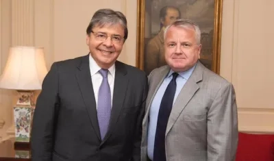 El Canciller Carlos Holmes Trujillo se reunió con John Sullivan, Subsecretario de Estado de Estados Unidos.,