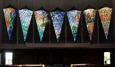 Vitrales de la Catedral de Barranquilla.