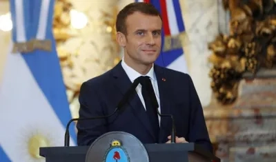 Emmanuel Macron, presidente de Francia.
