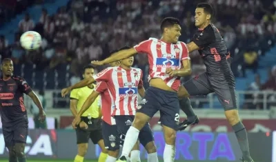Imagen del último partido entre Junior y Medellín.