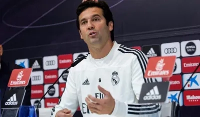 Santiago Solari, técnico argentino del Real Madrid. 