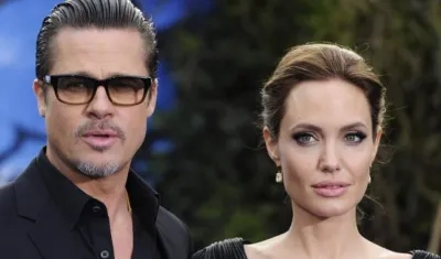Los actores Brad Pitt y Angelina Jolie.