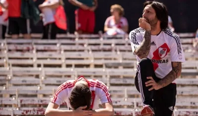 Hinchas de River Plate. 