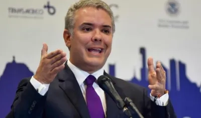 El Presidente Iván Duque.