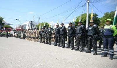 Alcaldía de Soledad hizo el lanzamiento de su plan de seguridad para navidad.