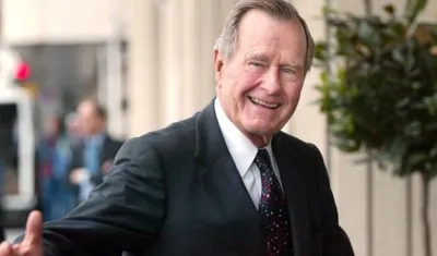 George H. W. Bush, expresidente de los Estados Unidos.