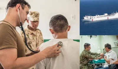  Esta fue la quinta vez que el Comfort vino a Colombia.