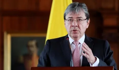 El canciller de Colombia, Carlos Holmes Trujillo.